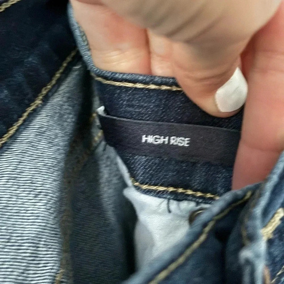 Calvin Klein, high rise, denim, cut off, shorts, size 6 - Picture 8 of 13